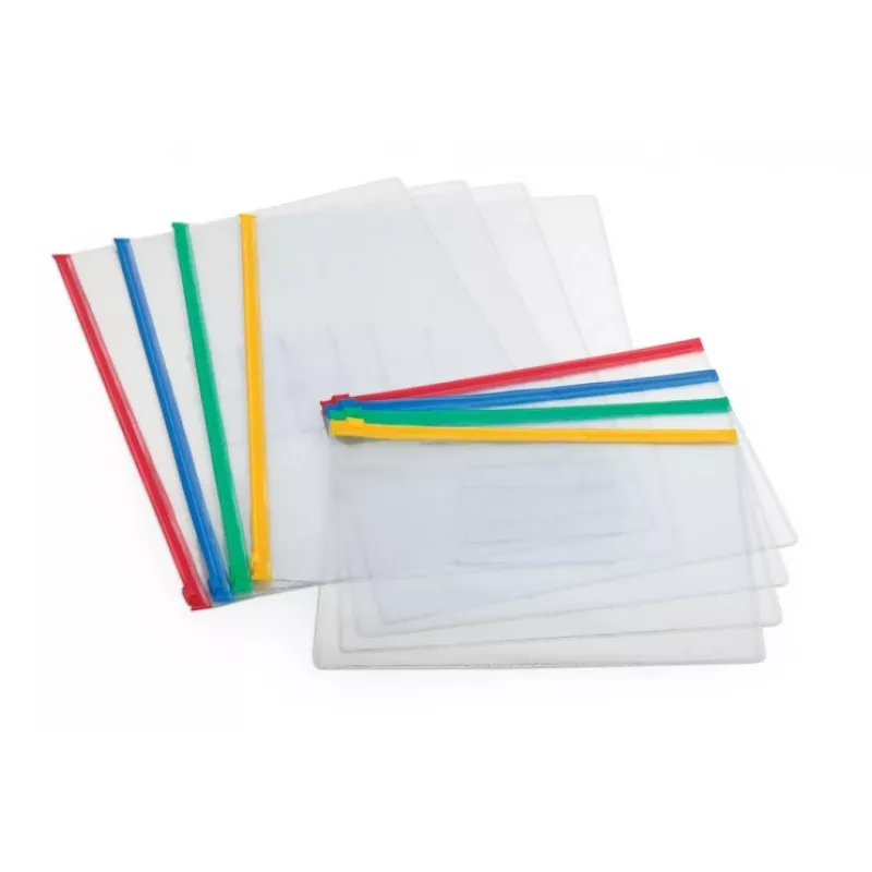 Folder Forpus, A4, mit verschiedenen Reißverschlüssen, transparent 0819-001