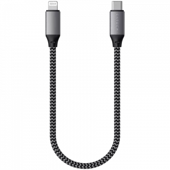 Satechi ST-TCL10M USB-Kabel 0,25 m USB-C USB-C/Lightning Schwarz Grau