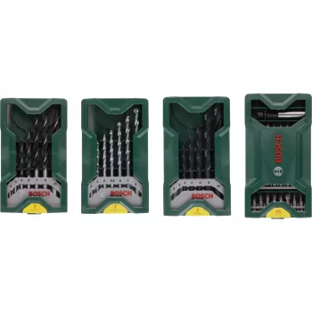 Bosch Mini X-Line Multipack 3+1 Bohrer- und Bit-Set, 46-tlg.