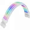 Thermaltake Tt Mod ARGB Snow Cable, 8-Pin, 300 mm, Weiß