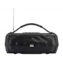 Tracer Explorer TRAGLO47616 tragbarer Bluetooth-Lautsprecher, TWS, Bluetooth 5.3, 15 W RMS, UKW-Radio, Taschenlampe, Solarpanel, 1800-mAh-Powerbank, microSD, Schwarz