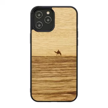 Handyhülle Man and Wood für iPhone 12 / 12 Pro — terra Schwarz