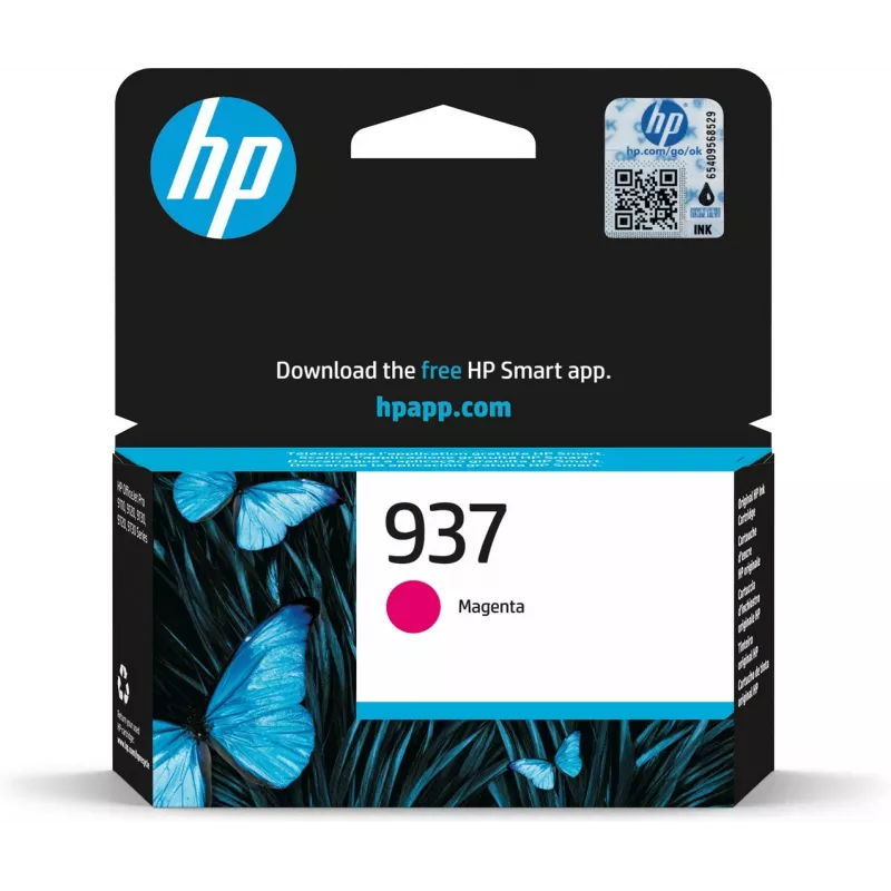 HP 937 Magenta Original Tintenpatrone, Magenta, 1 Stk., 800 Seiten