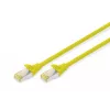 Netzwerkkabel Digitus CAT 6A S/FTP RJ-45 Cat6a 7m Gelb