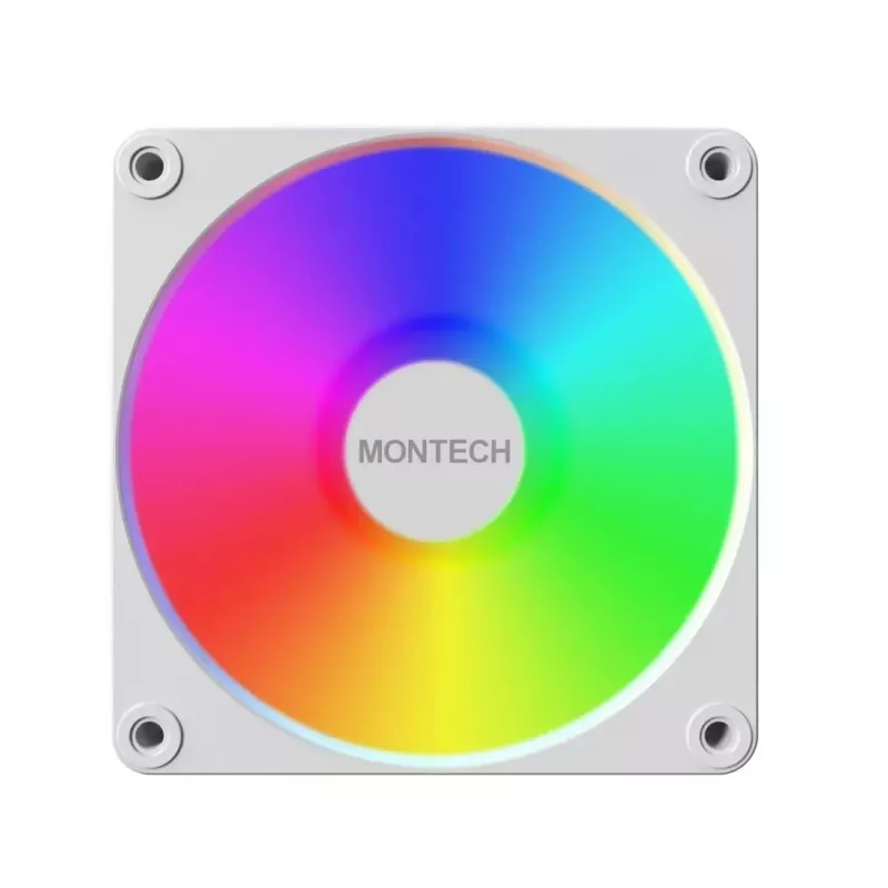 Montech GF120R V2 ARGB Computergehäuse-Lüftermodul 12 cm Weiß 1 Stück