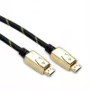 ROLINE 11.04.5920 DisplayPort-Kabel 1 m Schwarz - Gold (11.04.5920)
