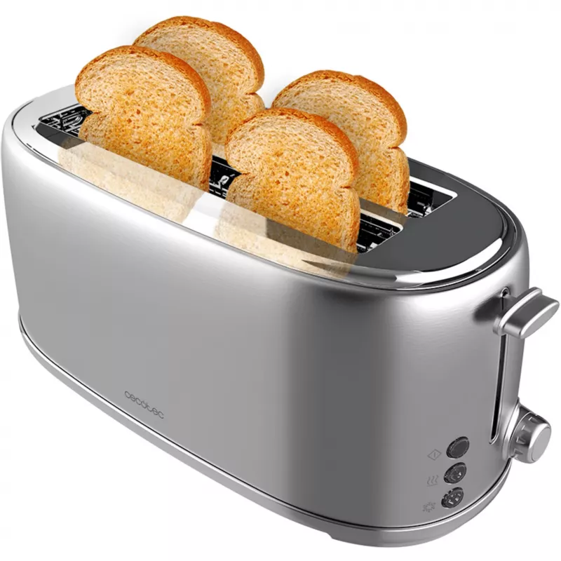 Cecotec 3207 4 Scheiben Toast oder 2 große Scheiben Bauernbrot