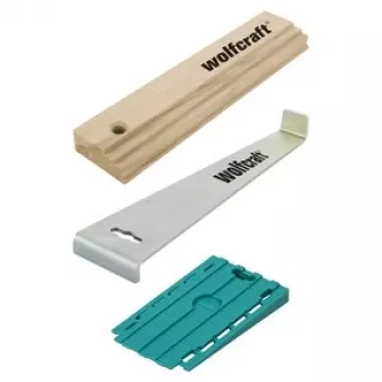 Wolfcraft 6975000 Bodenleger-Werkzeugset zum Verlegen von Laminatpaneelen