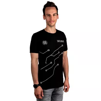 T-shirt der8auer PCB-Design Größe S, der8auer Markenbekleidung