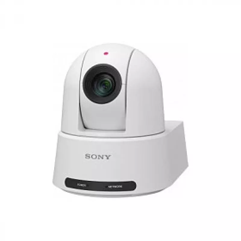 Sony SRG-A12 PTZ-Konferenzkamera, 4K 3840 x 2160, 8,5 MP CMOS, 60 fps, 12x optischer Zoom, HDMI, SDI, PoE+, Weiß