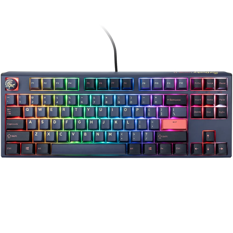 Ducky One 3 Cosmic Blau TKL Gaming Tastatur, RGB LED - MX-Ergo-Clear (US)