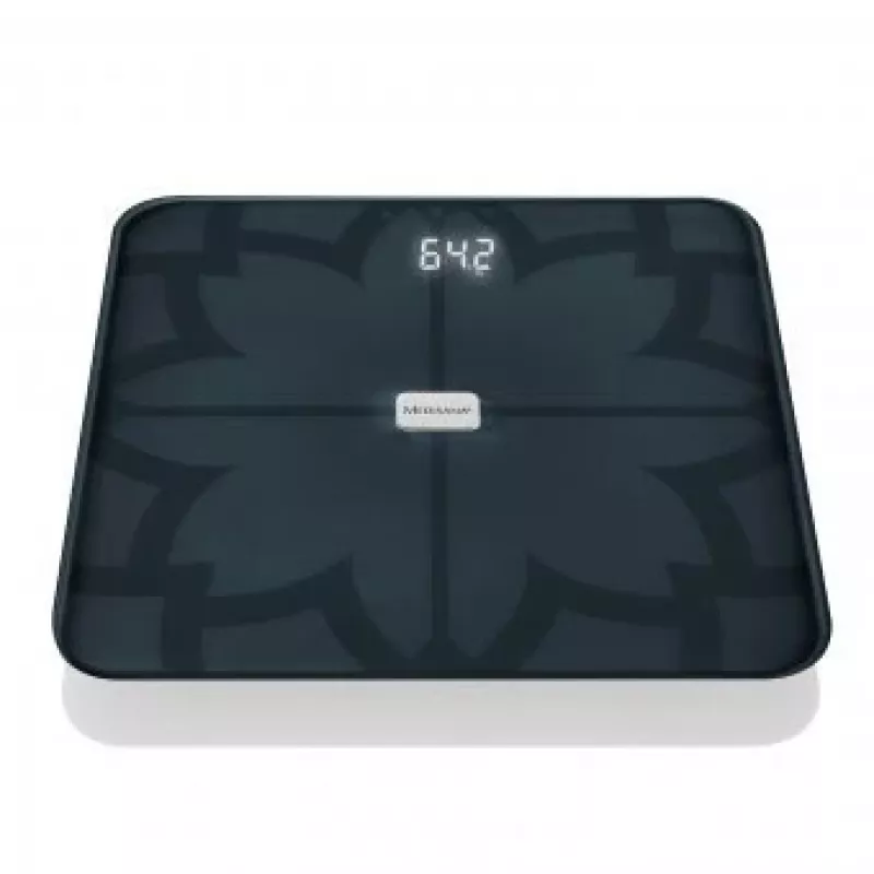 Medisana BS 450 Körperanalysewaage, Max 180kg, Schwarz, Bluetooth, ITO-Sensoren (40510)