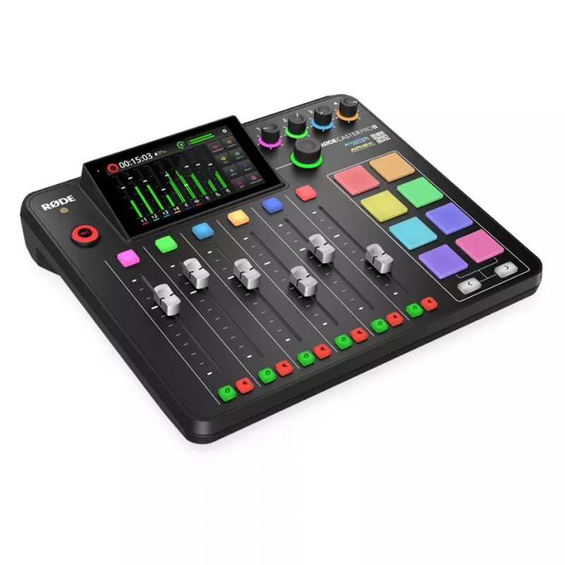 RØDE RØDECaster Pro II Podcast-Produktionsstudio, XLR, Klinke, USB-C, Schwarz