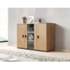 Cama sideboard 120 cm SOHO S7 lefkas oak/Schwarz