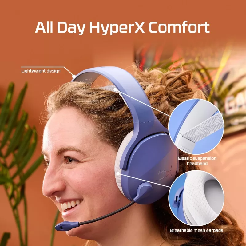 HyperX Cloud Jet - Kabelloses Gaming-Headset (Schwarz)