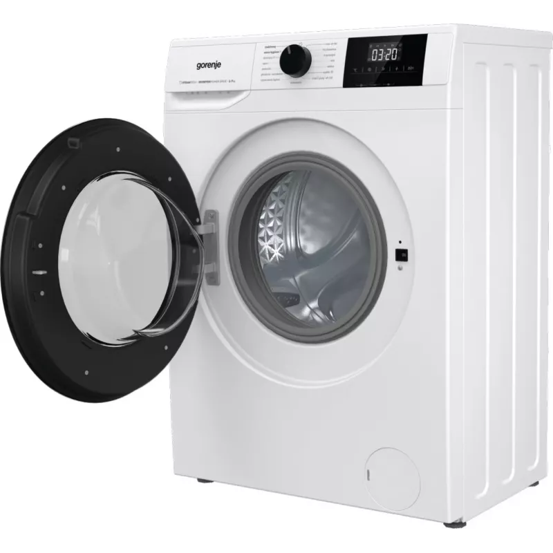 Freistehende Waschmaschine Gorenje W3NGPI72SBS, 7 kg, 1200 U/min, Invertermotor, Dampf, 15 Programme, Weiß