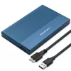 Externes 2,5 Zoll SSD/HDD-Gehäuse QOLTEC 52276 USB 3.0 SATA bis zu 2 TB