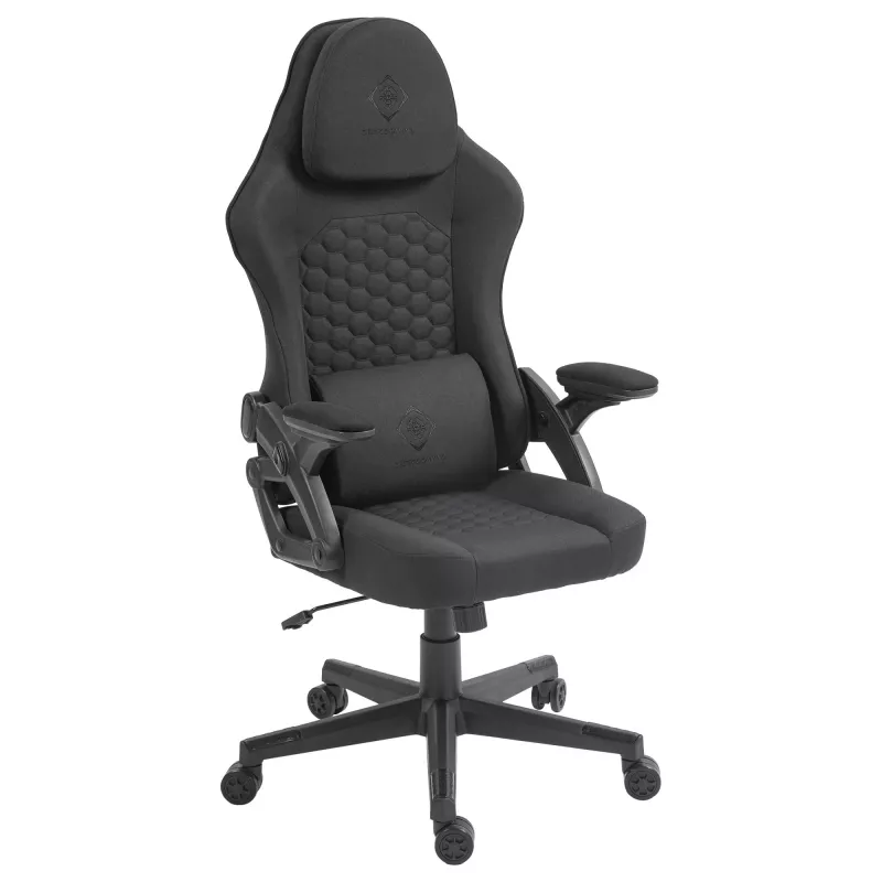 Deltaco DC130 Gamingstuhl Soft Woven Mesh schwarz (GAM-180)