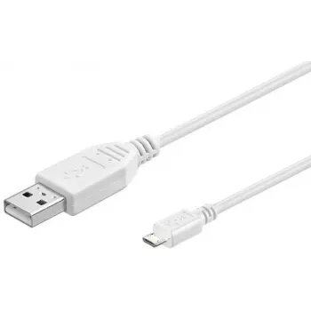 Microconnect USBABMICRO5W USB-Kabel USB 2.0 5 m USB A Micro-USB B Weiß