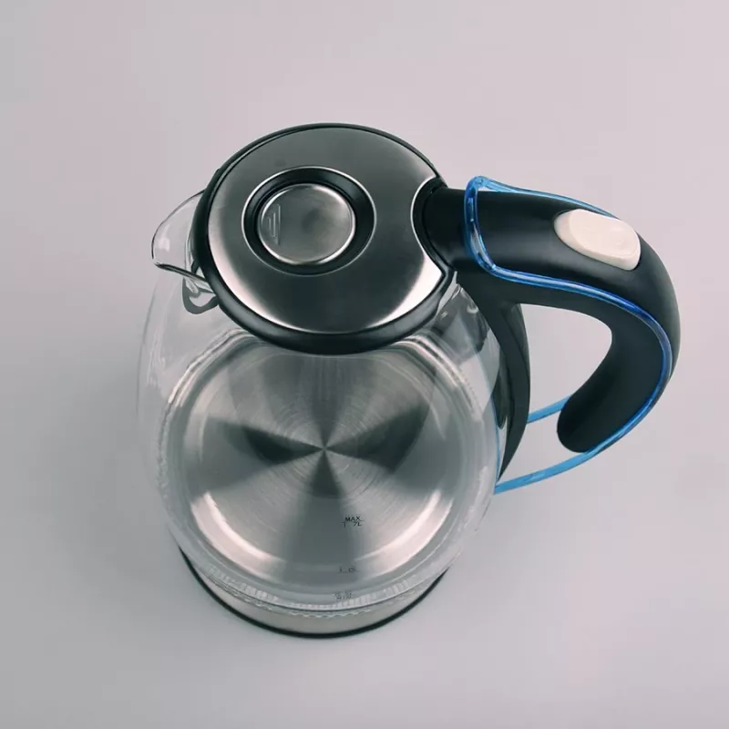 Wasserkocher Maestro MR-054 1,7 l 2200 W Glasgehäuse, blaue Hintergrundbeleuchtung, verdecktes Heizelement