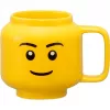 LEGO Keramiktasse Boy, klein, gelb