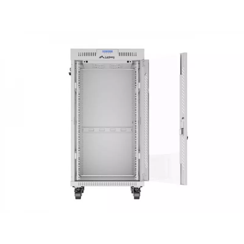 Standschrank LANBERG FF01-6822-12SL 22U freistehend, 1233×600×800 mm, IP20, 1200 kg