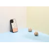 Schutzhülle man and wood für iPhone 12 Pro Max – pinke Blume auf Schwarz
