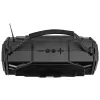 Tracer Explorer TRAGLO47616 tragbarer Bluetooth-Lautsprecher, TWS, Bluetooth 5.3, 15 W RMS, UKW-Radio, Taschenlampe, Solarpanel, 1800-mAh-Powerbank, microSD, Schwarz