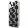 Karl Lagerfeld KLHCP14MLMNMK iPhone 14 Plus 6.7 Hartschale schwarz / schwarz Liquid Glitter Monogram