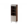 Cama 3 ALMERA Regal 60x42x185 Walnuss/Kaschmir