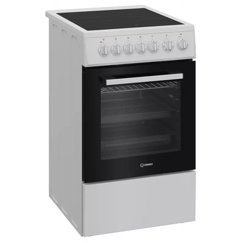 Keramikkochfeld INDESIT IS5V5GSW/P — 4-Zonen-Elektro-Keramikkochfeld, weiß