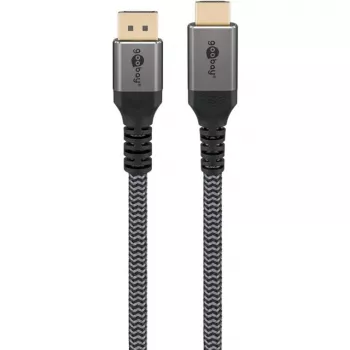 Goobay 65269 Video-Kabel-Adapter 2 m DisplayPort HDMI Grau (65269)