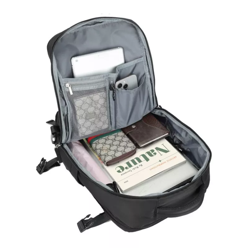 NOVEEN CTB400 Kabinen-Reiserucksack, 40x20x25 cm, schwarz