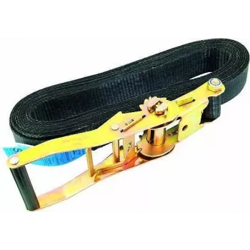 OMNITRONIC Spanngurt S800 mit Ratsche, 8 m / 50 mm, Schwarz