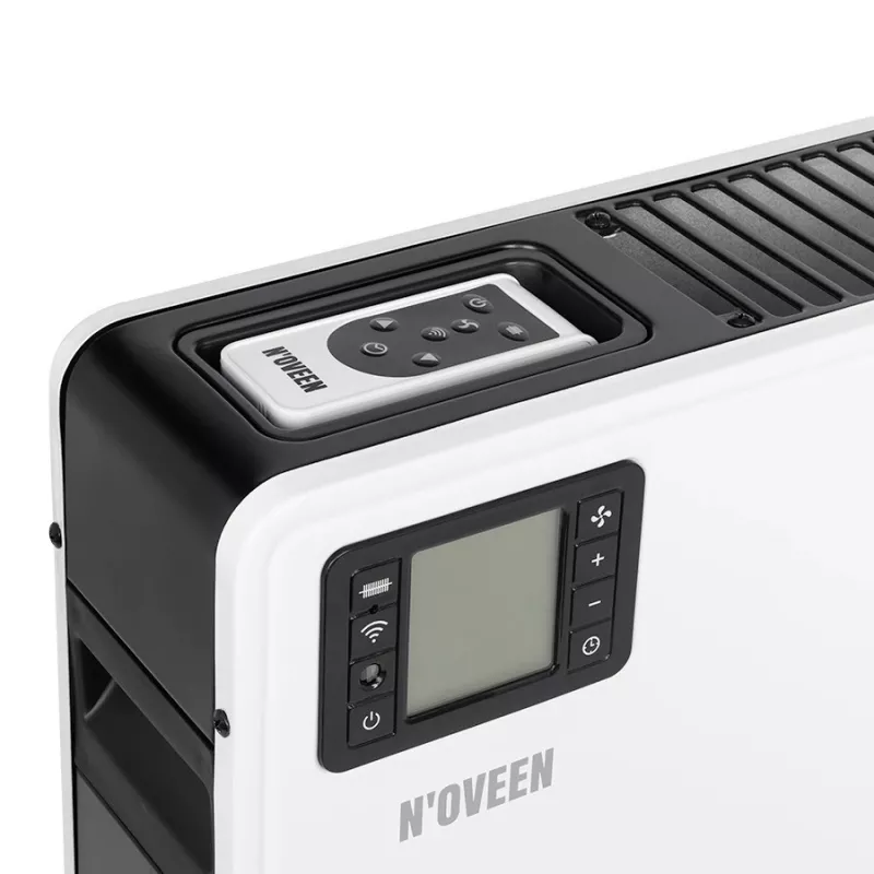 Elektrischer Konvektor-Heizlüfter NOVEEN NOVEENCH9099, 2300 W, 3 Leistungsstufen, Tuya WiFi Smart, LCD, Timer, Bodenaufstellung