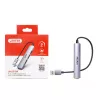Unitek H1208A USB-A-Hub, 4 Ports (1x USB-A 5 Gbit/s, 3x USB-A 2.0), Aluminium, Silber