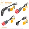 Juice Technology JUICE BOOSTER 2 Traveller Plus EV Set (EU) (Anthrazit/Schwarz, 1,4 - 22 kW, 3,1 Meter Kabel)