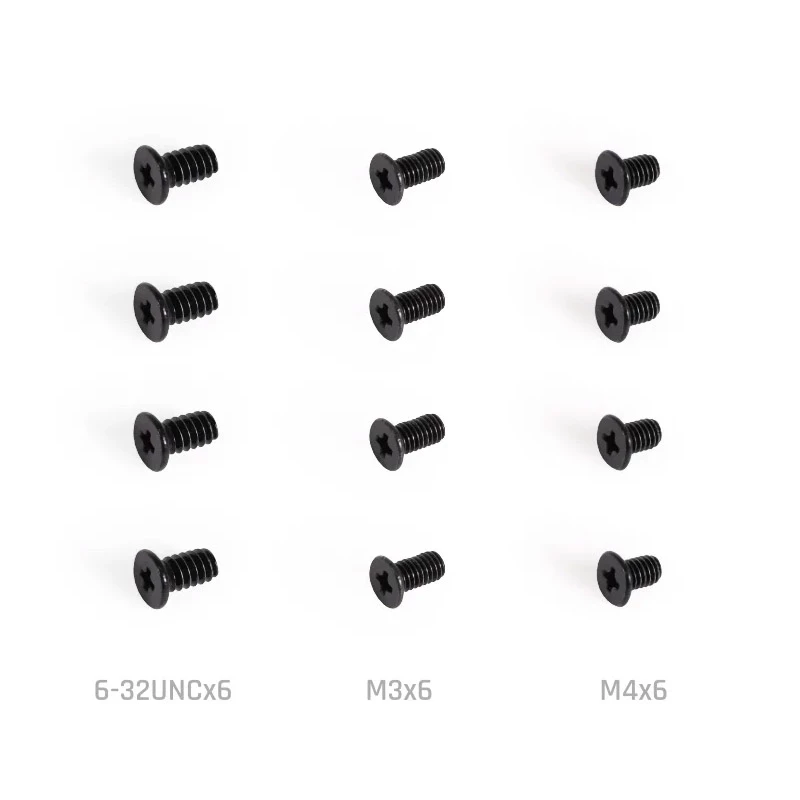 Montageset Alphacool 15725 Schwarz Edelstahl 25 mm 10 g