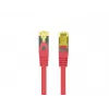 Netzwerkkabel Lanberg PATCHCORD KAT.6A S/FTP LSZH CU 0,5M Rot