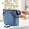 Rotho Albula Abfalltrennbehälter, 25 l, blau