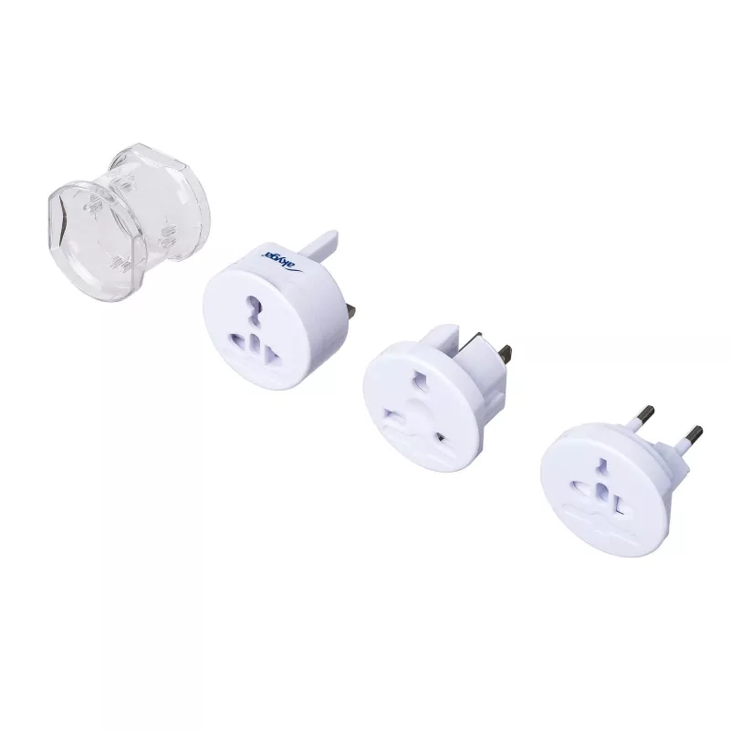Akyga AK-AD-61 universeller Reisestecker-Adapter, weltweit, 10 A, weiß