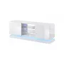 Cama Meble QIU 160 TV-Schrank, MDF, weiß Hochglanz
