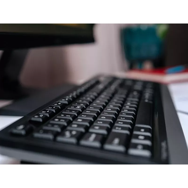 A4Tech FStyler FG1035 kabelloses Tastatur-Maus-Set, 2,4G, Grau