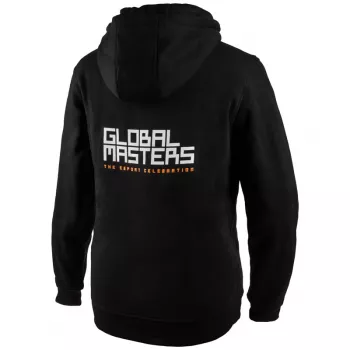 Global Masters Hoodie GM Logo - schwarz (L)