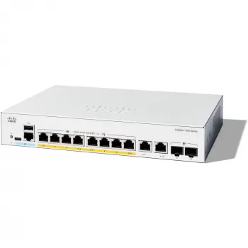 Managed Switch Cisco Catalyst 1300-8P-E-2G 8 Port GE PoE