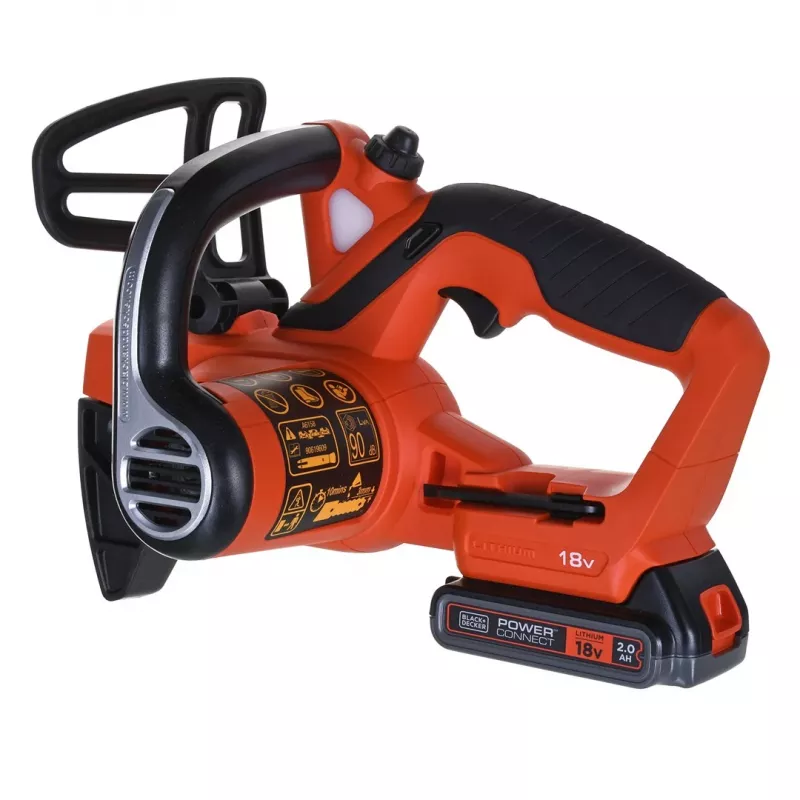 Black & Decker GKC1820L20 Akku-Kettensäge, schwarz/orange