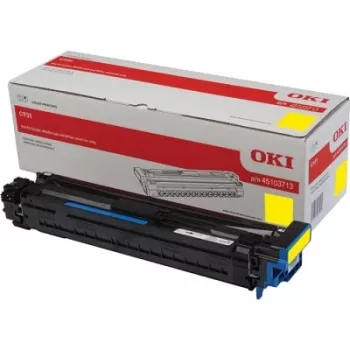 OKI 45103713 Trommeleinheit für C911/C931, 40.000 Seiten, Gelb