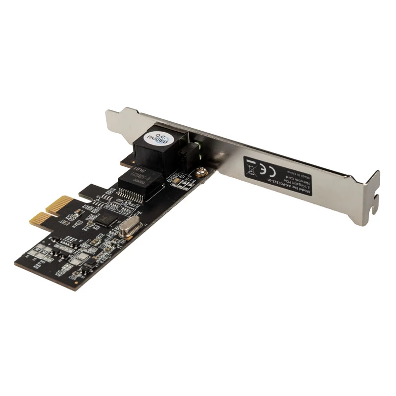Akasa AK-PCCE25-01 - Eingebaut - Kabelgebunden - PCI Express - Ethernet - 2500 Mbit/s