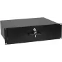 Omnitronic 30100953 Rack-Schublade mit Schloss, 3HE