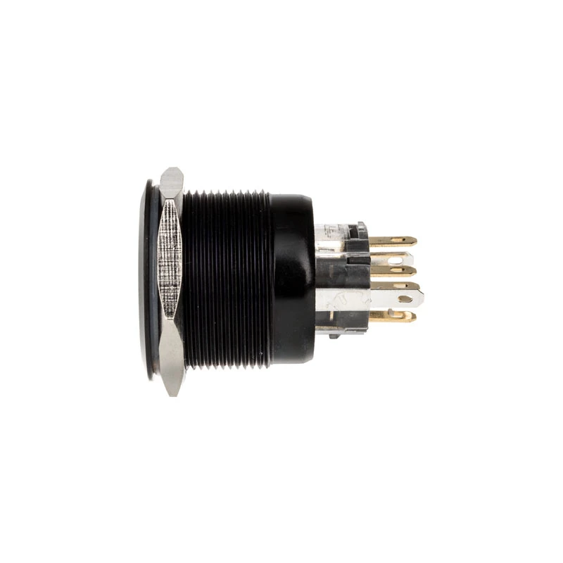 DimasTech Vandalismustaster 25mm Blackline Dot RGB (PD224) vandal-resistenter Drucktaster